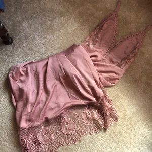 Free People lace detail maxi dress